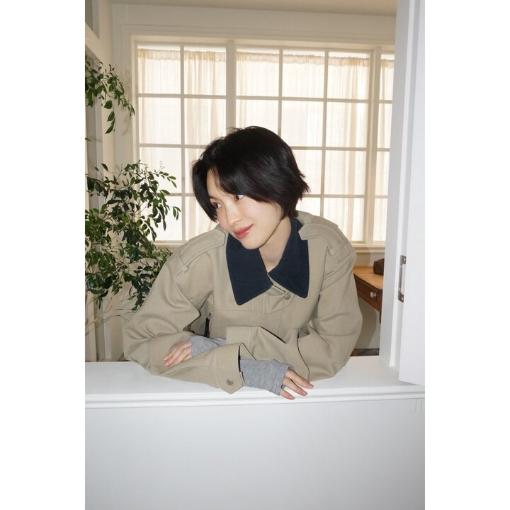 (신세계센텀점)[럭키슈에뜨] 카라배색 워크자켓 (LFUAS25200)
