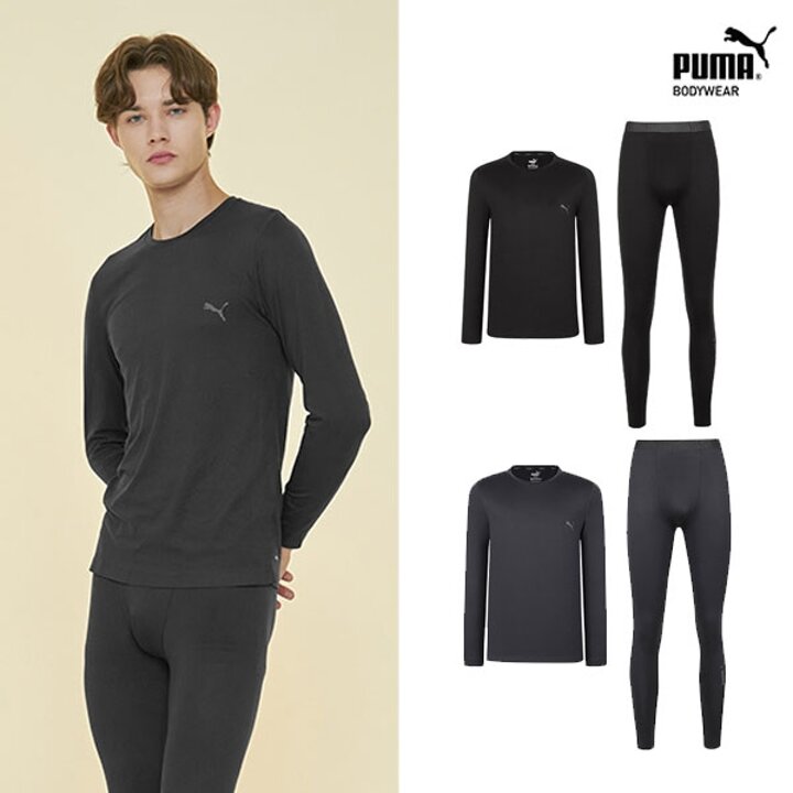 [푸마]남성 퓨징 크루넥 웜웨어 2세트