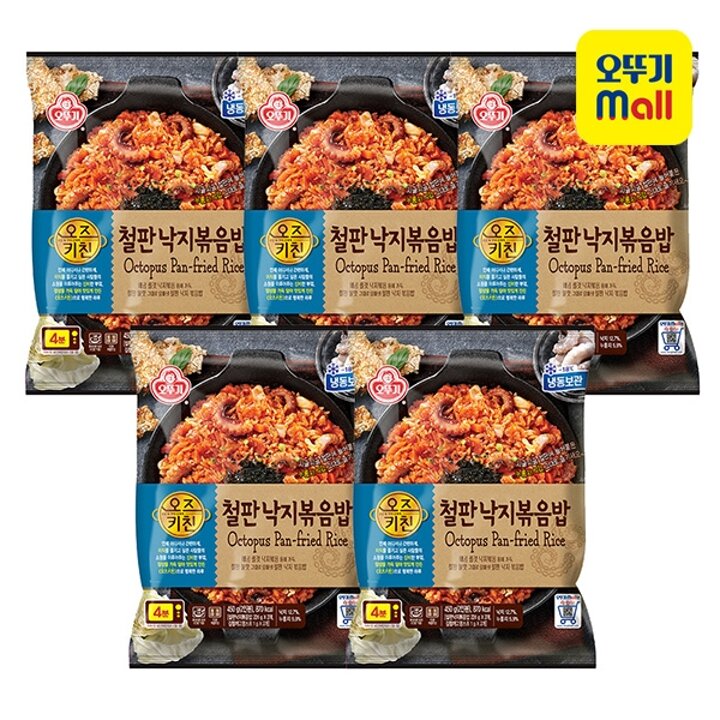 [오뚜기] 오즈키친 철판낙지볶음밥 450g 5개
