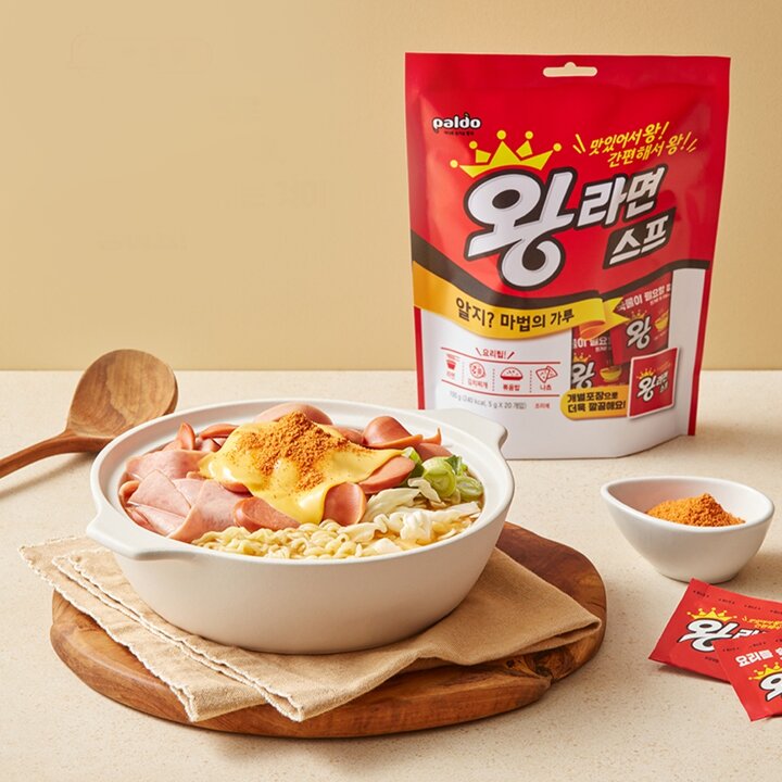 [G] 팔도 왕라면 스프 1개 / 라면스프 캠핑용