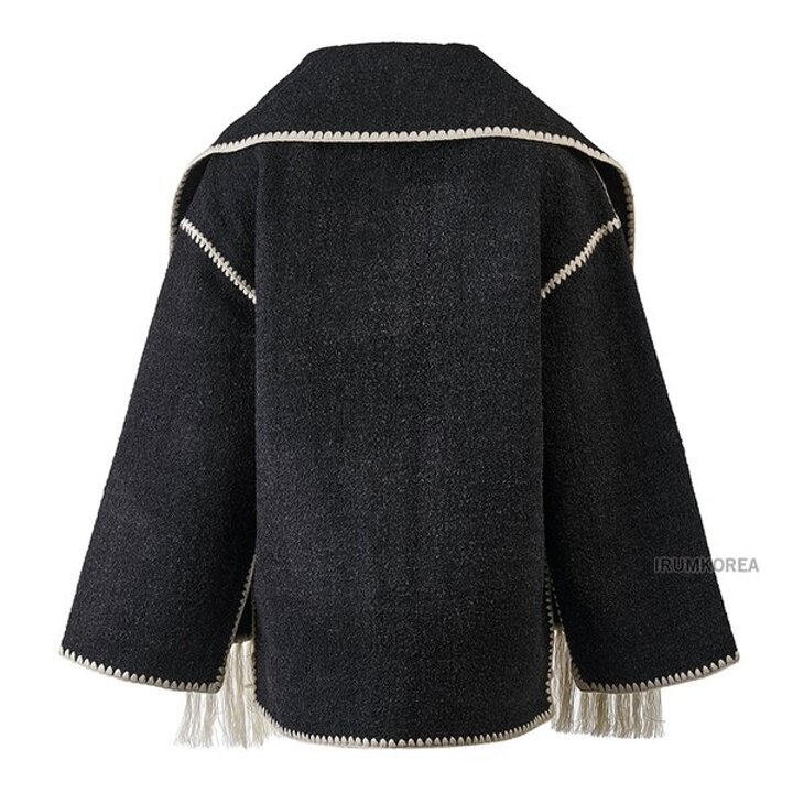 (신세계김해점)[토템] FW25 여성 스카프 디테일 코트 244WRO918FB0292 083
