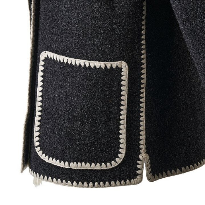 (신세계김해점)[토템] FW25 여성 스카프 디테일 코트 244WRO918FB0292 083