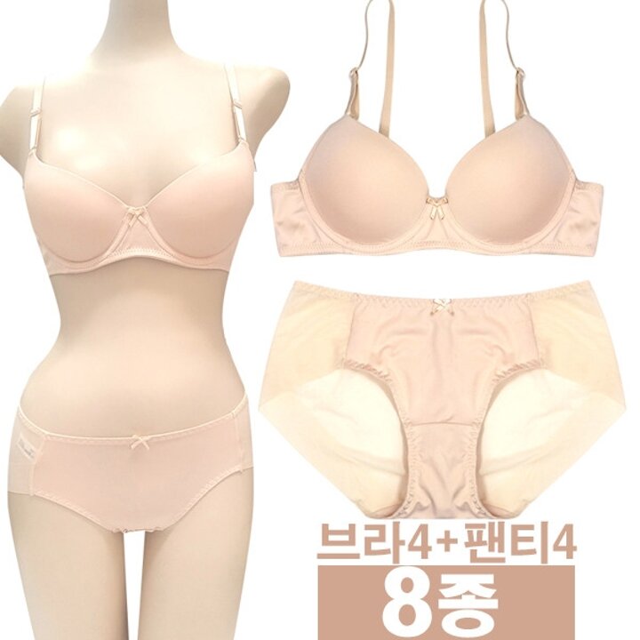 와이어 베이직 심플 브라 팬티 세트 8종