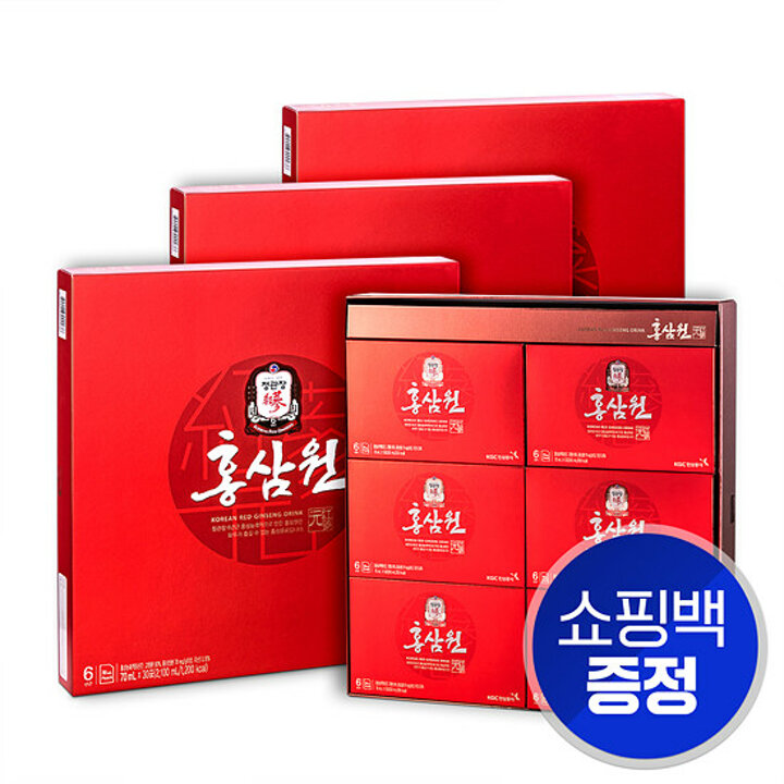 정관장 홍삼원 70ml x 30포 x 3박스 / 쇼핑백 증정