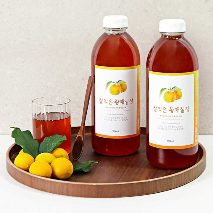 [식식한상] 경남 하동 잘익은 황매실청 1000ml 