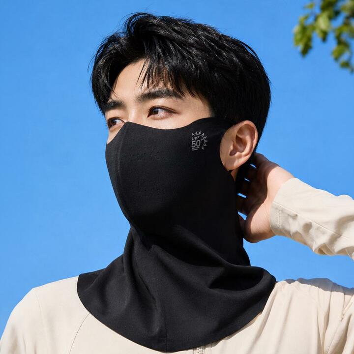 [2+2] 3D 넥커버 자외선차단 골프 마스크 새부리형