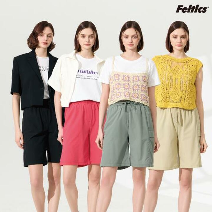 (파격특가! 4종 39,900원!)25SS 펠틱스 여성 하프팬츠 4종 [F509W] 