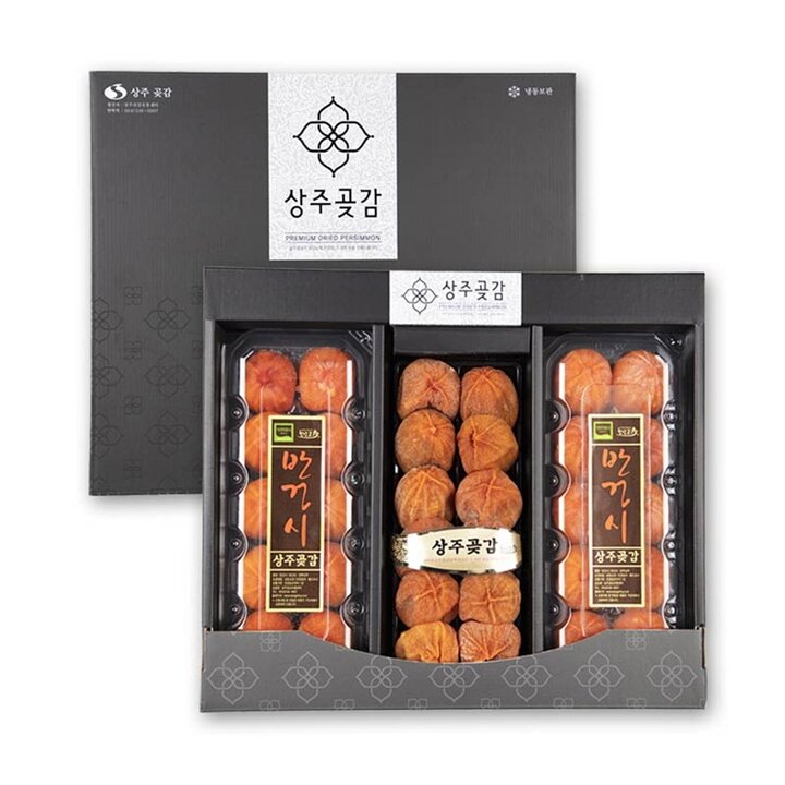 상주 곶감 혼합3구 1.6kg(건시10개+반건시 20개) 선물세트 (부직포포장)