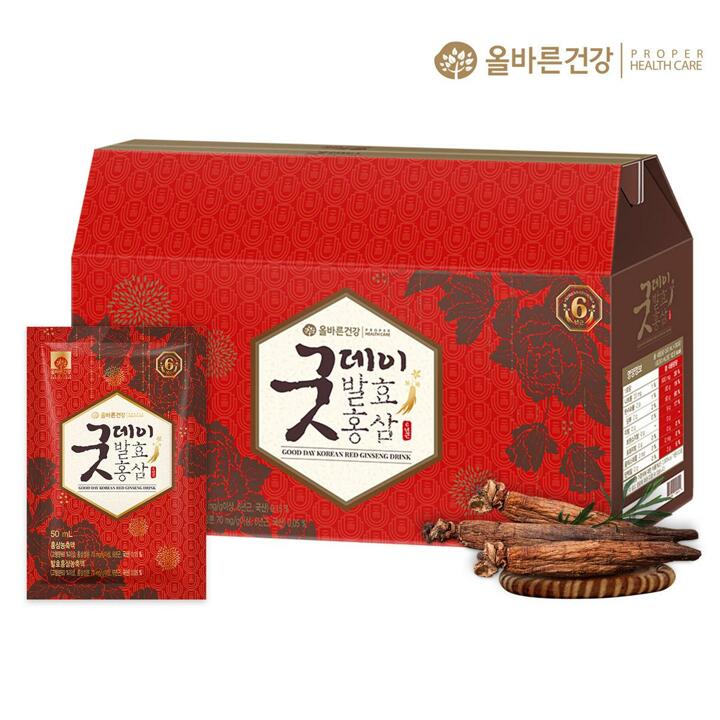 [S]올바른건강 굿데이 발효홍삼 50ml x 30포