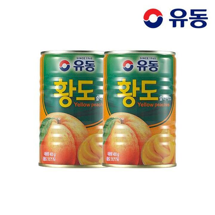 유동ㅣ황도 슬라이스 400g x2개
