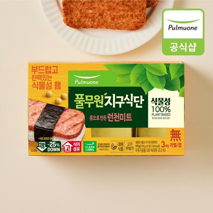 풀무원 식물성지구식단 라이크런천미트 570g