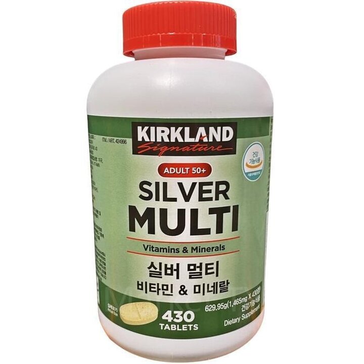 커클랜드 시그니춰 실버 멀티비타민 앤 미네랄 430정 (25404633)