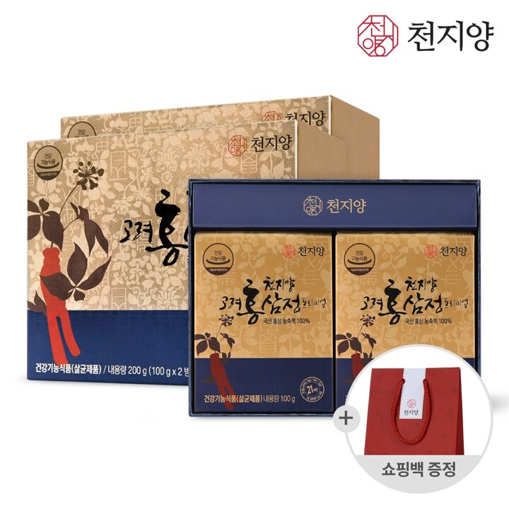 [천지양] 고려홍삼정 프리미엄 200g x2박스 진세노사이드 21mg