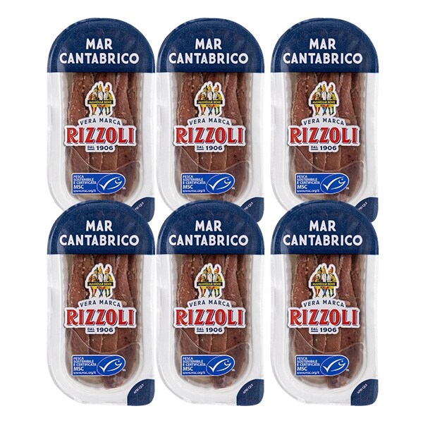 [보라티알] 리졸리 칸타브리아해 멸치 필렛 40g(고형량 22g) x 6개
