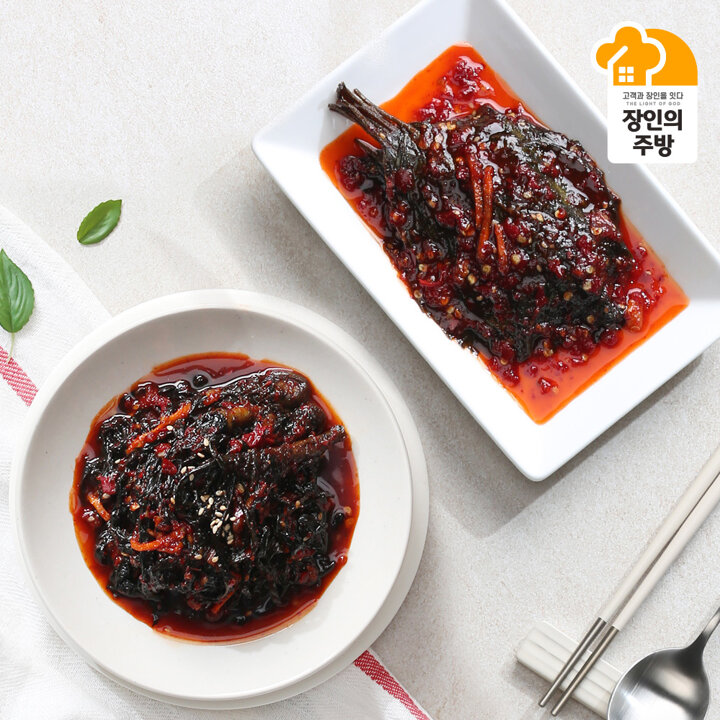 [이광석장인]깻잎무침1kg+고들빼기1kg