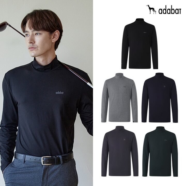시크릿 [아다바트] 남성 로고 모크넥 티셔츠 5컬러 택1