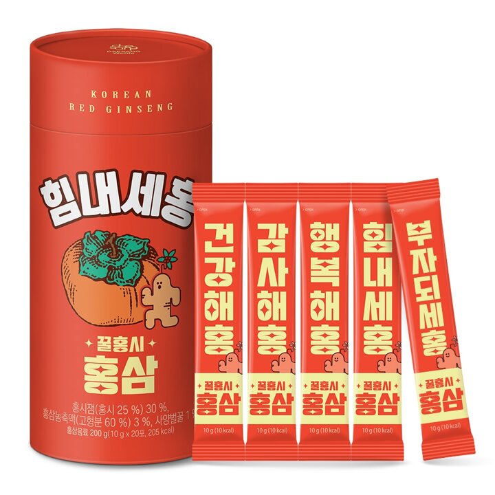 [대상웰라이프](정상가20,900원) 힘내세홍 꿀홍시 홍삼 (10g x 20포),1통
