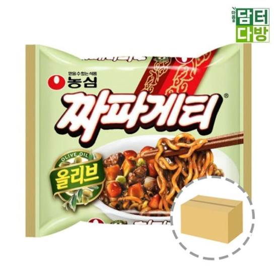 농심 짜파게티 영점 1BOX (40봉) 캠핑 구리 오리지널
