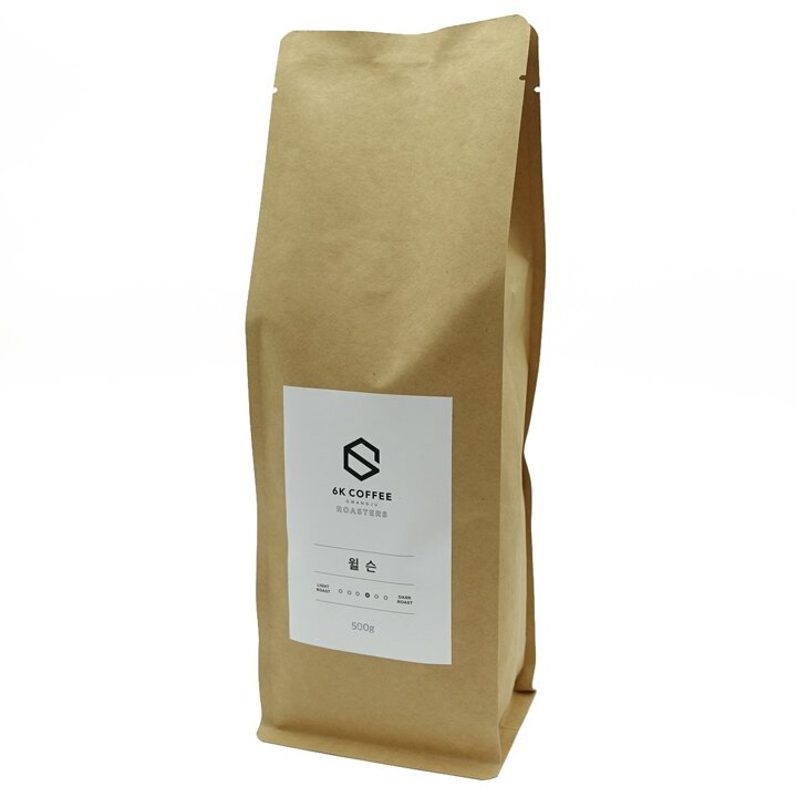 (광주신세계)육각커피 프리미엄 블렌딩 윌슨 500g 원두(홀빈)
