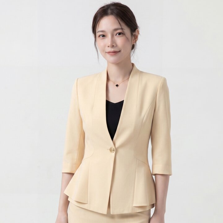 클라셰 (77까지)레이디실루엣원버튼자켓_B5S0606