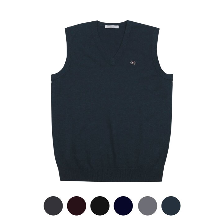 [파파브로] 남성 F/W 프리미엄 브이넥 니트 조끼 DO-VEW-VNECK