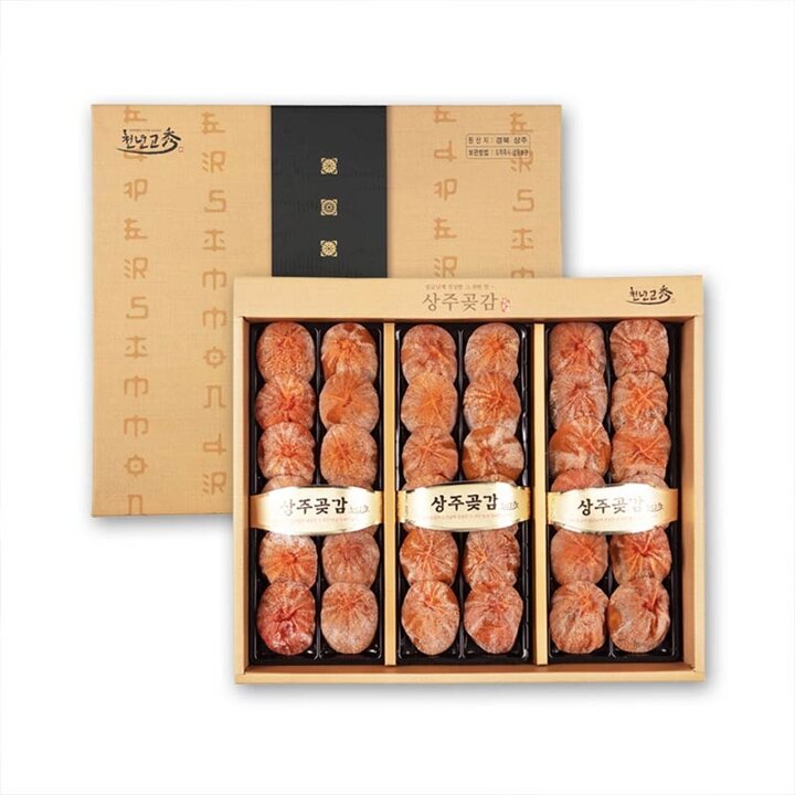 상주 곶감 천년고수4호 1.5kg(건시36개) 선물세트 (부직포포장)