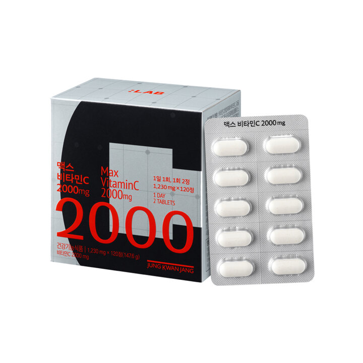 [정관장 본사직영] 정관장LAB 맥스 비타민C 2000mg (120정)