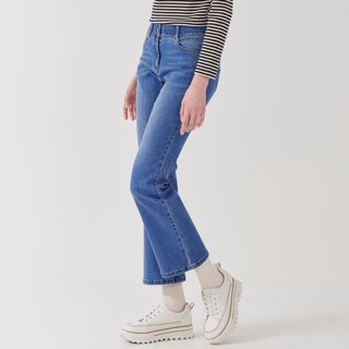 [지센] 스판 부츠컷 데님팬츠 LCDPP221_BL