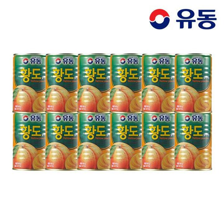 유동ㅣ황도 슬라이스 400g x12개