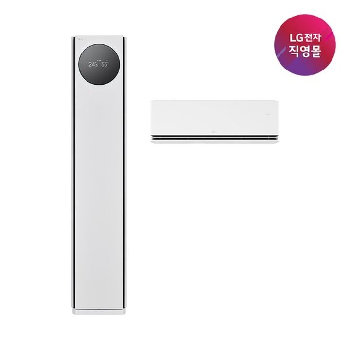 [LG전자 직영][26년형] LG 휘센 AI 오브제컬렉션 2IN1 타워I에어컨 FQ25GN9HE2 [일반배관][전국무료/기본설치비/실외기포함](9시리즈)