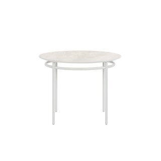 까사미아 비엔나 세라믹 원형식탁 100cm_화이트