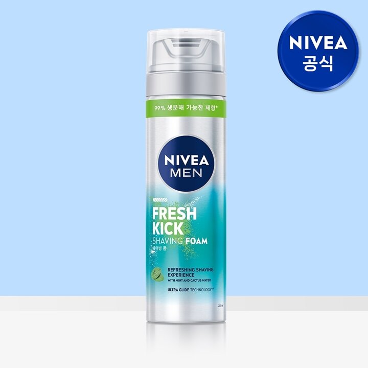 니베아 맨 프레시 킥 쉐이빙폼 200ml 1개