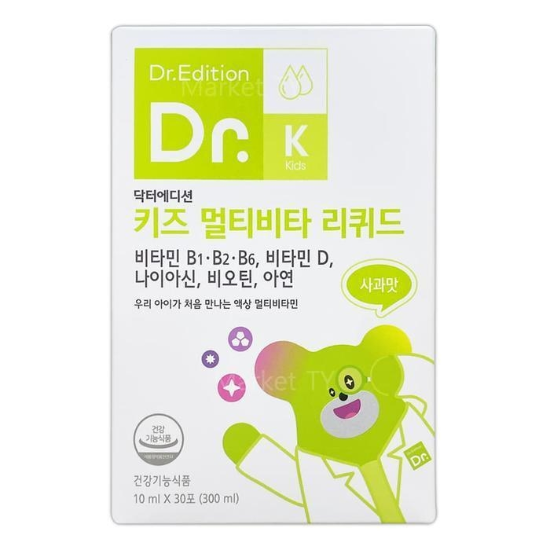 닥터 에디션 키즈 멀티비타 리퀴드 10ml x 30포 (1개월분) (25397680)