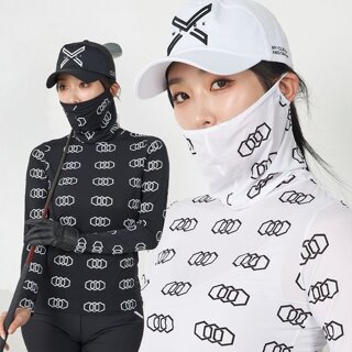 [하프클럽/럽인골프]투빅토리 육각패턴마스크 골프이너 냉감 아이스원단
