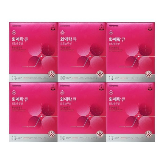 (주)셀러허브 정관장 화애락 큐 토탈솔루션 25ml x 14개입 면역증가 6개 Ss