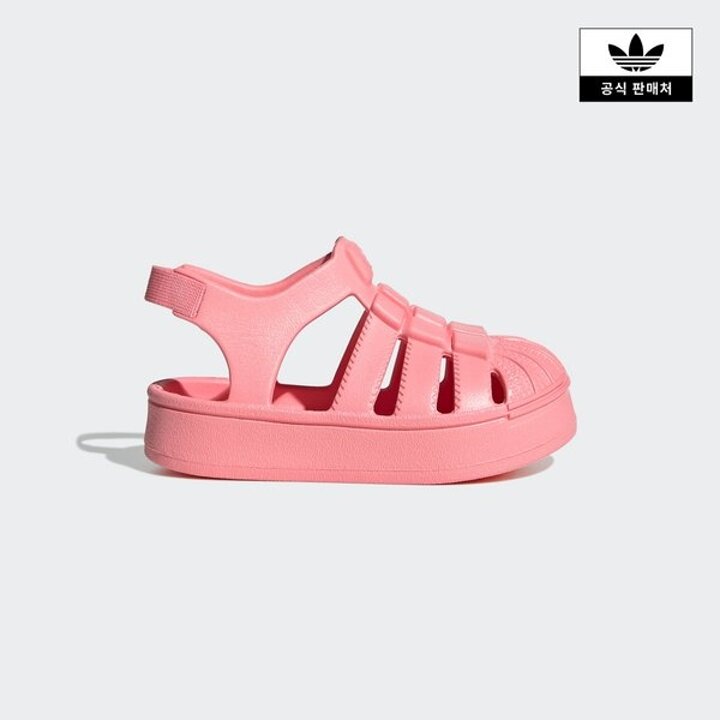 (신세계타임스퀘어점패션관)[adidas kids] (130 160) 슈퍼스타 샌들 (JI2805)