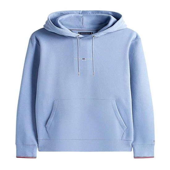 [해외배송] 25FW 타미힐피거 후드 티셔츠 MW0MW32673C2B Blue