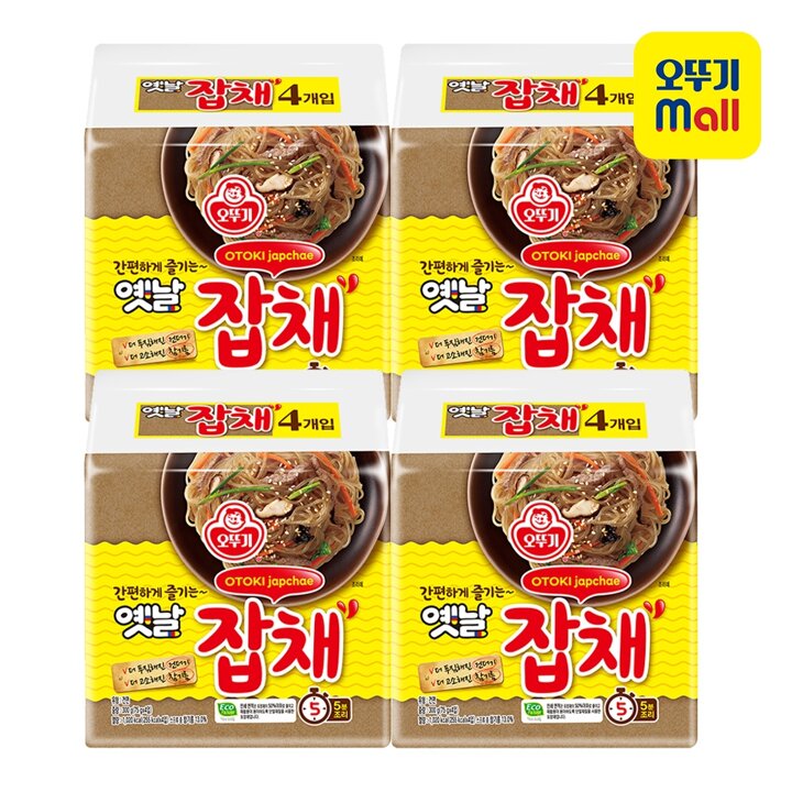 [본사직영] 옛날잡채 봉지 (75GX4) 4개