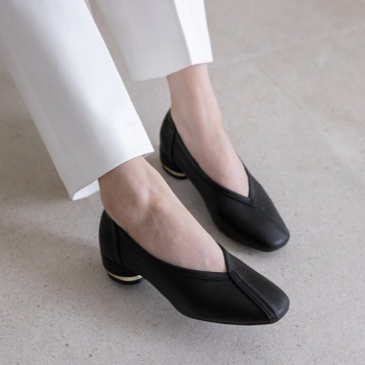 (무중력깔창) 마이스킨 몰드창 스판 펌프스(4cm)