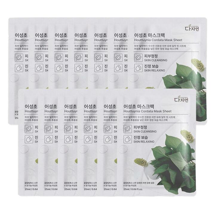 [리뉴얼] 다자연 어성초 마스크팩 13매