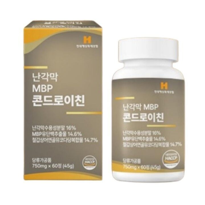 난각막난각막콘드로이친철갑상어연골뮤코다당mbp복합물60정