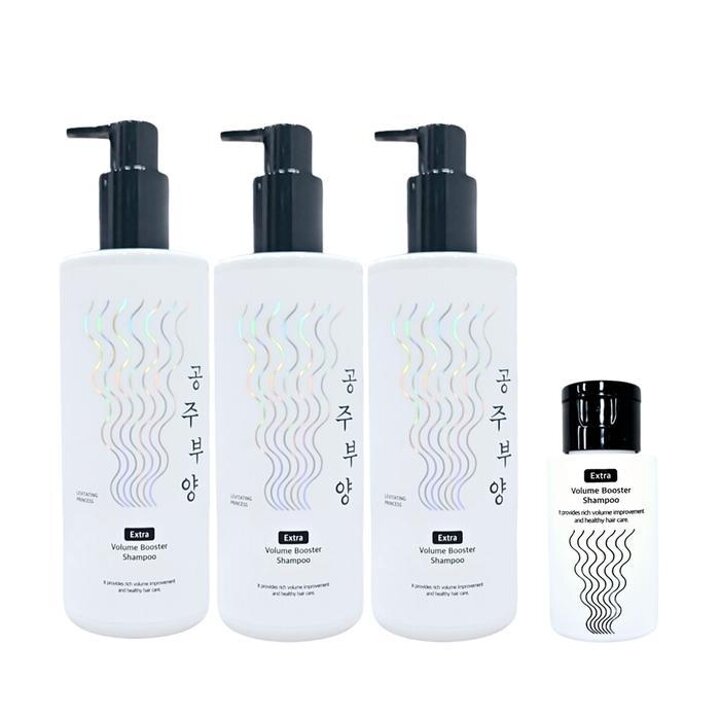 가히공주부양엑스트라볼륨부스터샴푸500ml3개+여행용50ml1개