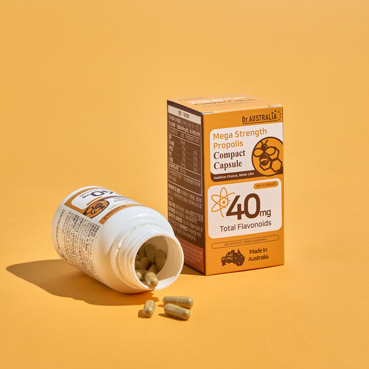 플라보노이드 40mg 프로폴리스 60캡슐 2개월 호주직수입