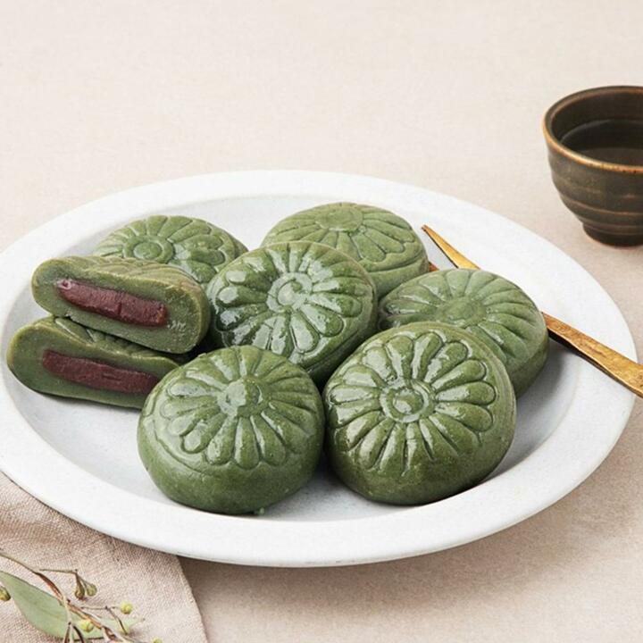 자농의뜨락 쑥앙꼬 절편 1kg (개별포장 65g * 16개)