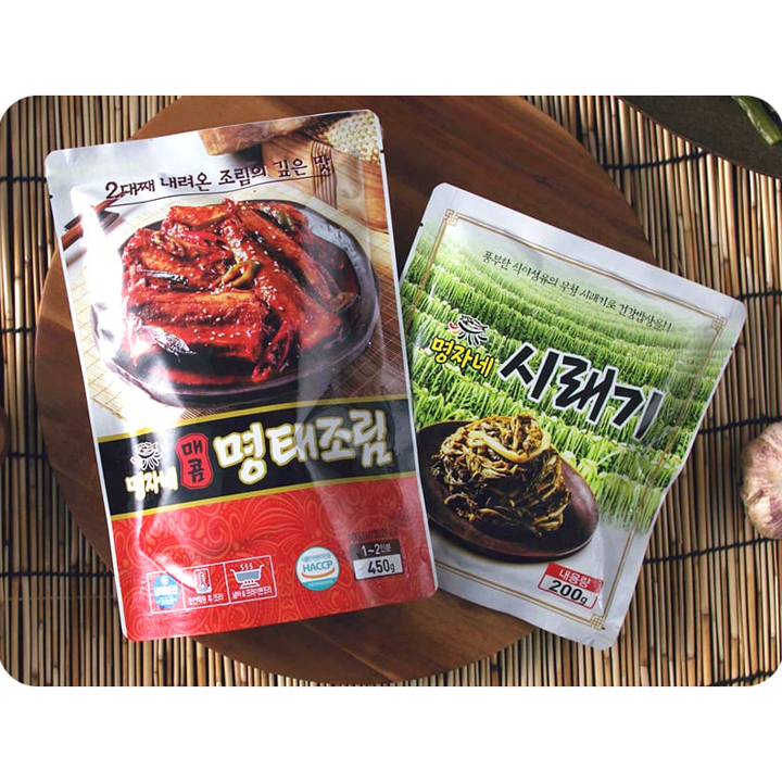 [명자네] 매콤 명태조림450g*5팩 + 시래기200g 2팩