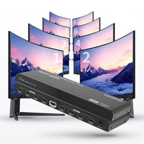 52570094-1 대 8 모니터 화면 HDMI 분배기 동일 1대8HDMI6903