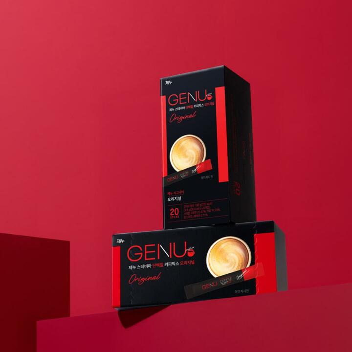 제누 스테비아 단백질 커피믹스 9.8g X 20개입