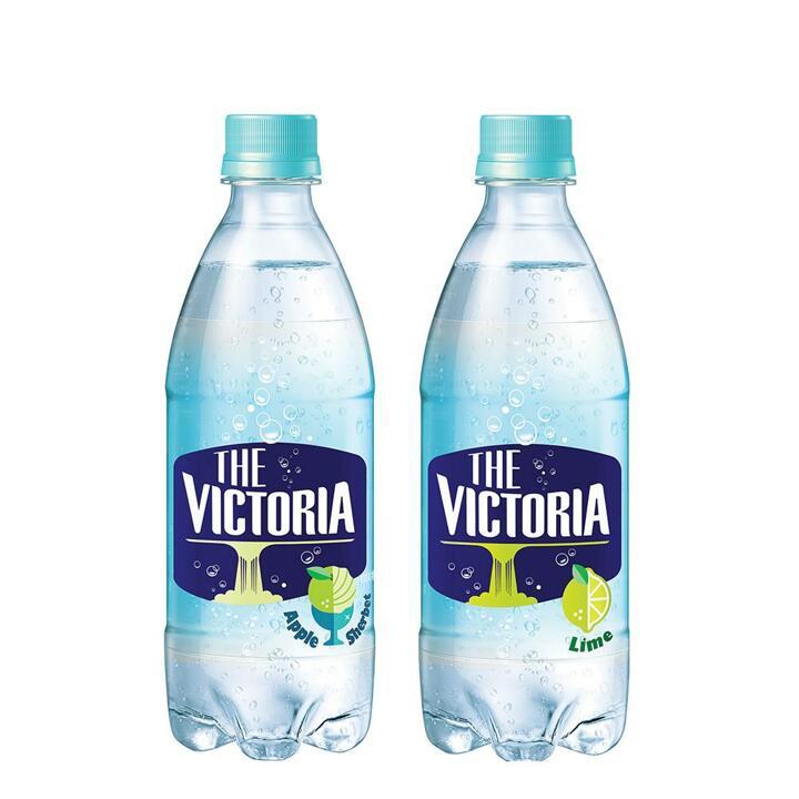(G) 웅진식품 더 빅토리아 탄산음료 500ml 애플셔벗10입+라임10입 교차구성