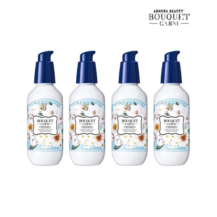 부케가르니 딥 퍼퓸 헤어세럼 베이비파우더향 100ml x4개