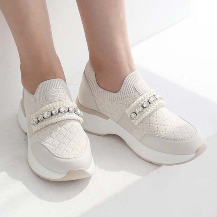 (신세계천안아산점)그레이트포 컴포트 쿠션 미끄럼방지 밴딩 슬립온 4.5CM P-S762